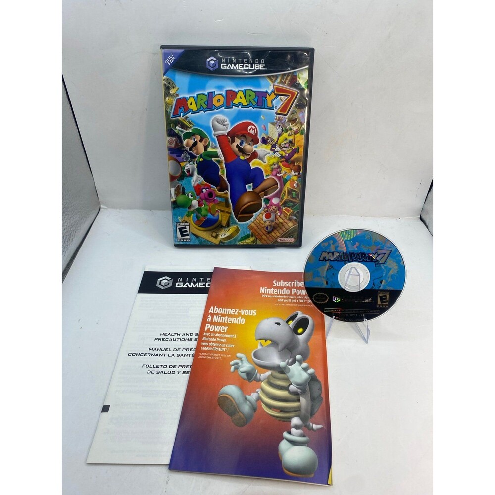 Mario Party 7 GameCube 2005, Tested Working, mint condition disc w insert